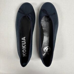 KOKUA  Navy Blue Flats - Size 40 - NEW.‎